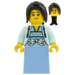Chef - Light Aqua Vest, Black Hair, Bright Light Blue Skirt – ПРАЗНИЦИ И СЪБИТИЯ