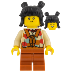 Child - Tan Vest, Black Hair, Dark Orange Mid Legs – ПРАЗНИЦИ И СЪБИТИЯ