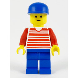 Horizontal Lines Red - Red Arms - Blue Legs, Blue Cap – ГРАДСКИ