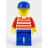 Horizontal Lines Red - Red Arms - Blue Legs, Blue Cap – ГРАДСКИ
