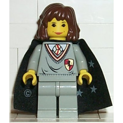 Hermione Granger - Gryffindor Shield Torso, Light Gray Legs, Black Cape with Stars – ХАРИ ПОТЪР