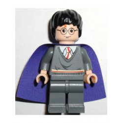 Harry Potter - Gryffindor Stripe Torso, Dark Bluish Gray Legs, Lilac Cape – ХАРИ ПОТЪР