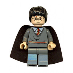 Harry Potter - Gryffindor Stripe Torso, Dark Bluish Gray Legs, Plain Black Cape – ХАРИ ПОТЪР