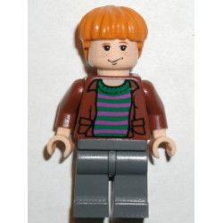 Ron Weasley - Brown Open Shirt and Striped Sweater – ХАРИ ПОТЪР