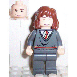Hermione Granger - Gryffindor Stripe Torso, Dark Bluish Gray Legs, Sleeping / Awake Face – ХАРИ ПОТЪР