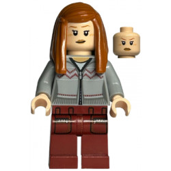Ginny Weasley - Light Bluish Gray Knitwear, Dark Red Legs with Pockets Pattern – ХАРИ ПОТЪР