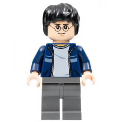 Harry Potter - Dark Blue Open Jacket with Stripe, Dark Bluish Gray Legs – ХАРИ ПОТЪР
