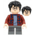 Harry Potter - Dark Red Plaid Flannel Shirt, Dark Bluish Gray Short Legs – ХАРИ ПОТЪР