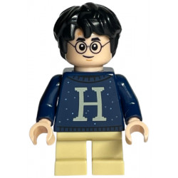 Harry Potter - Dark Blue Sweater with Letter H, Tan Short Legs – ХАРИ ПОТЪР