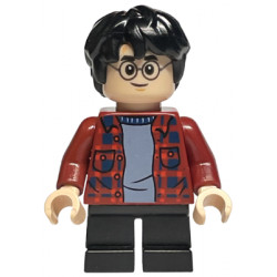 Harry Potter - Dark Red Plaid Flannel Shirt, Black Short Legs – ХАРИ ПОТЪР