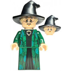 Professor Minerva McGonagall - Dark Green Robe and Cape, Hat with Hair – ХАРИ ПОТЪР