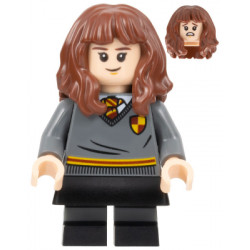 Hermione Granger - Gryffindor Sweater with Crest, Black Skirt, Black Short Legs with Dark Bluish Gray Stripes – ХАРИ ПОТЪР
