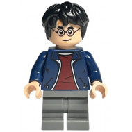 Harry Potter - Dark Blue Jacket with Dark Red Shirt, Dark Bluish Gray Medium Legs, Black Hair – ХАРИ ПОТЪР