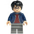 Harry Potter - Dark Blue Jacket with Dark Red Shirt, Dark Bluish Gray Medium Legs, Black Hair – ХАРИ ПОТЪР