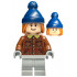 Ron Weasley - Reddish Brown Plaid Jacket, Light Bluish Gray Medium Legs, Dark Orange Hair with Dark Blue Stocking Cap – ХАРИ ПОТЪР