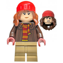 Hermione Granger - Reddish Brown Jacket with Dark Red Scarf, Dark Tan Medium Legs, Reddish Brown Hair with Red Beanie – ХАРИ ПОТЪР