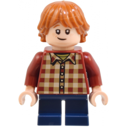 Ron Weasley - Dark Red Plaid Shirt, Dark Blue Short Legs – ХАРИ ПОТЪР