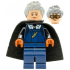 Madam Rolanda Hooch - Dark Blue Outfit with Large Whistle, Light Nougat Head, Black Spongy Cape – ХАРИ ПОТЪР