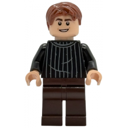 Oliver Wood - Black Striped Sweater, Dark Brown Legs – ХАРИ ПОТЪР