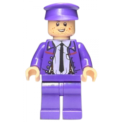 Stanley (Stan) Shunpike - Knight Bus Conductor Uniform with Black Tie and Lavender Shirt – ХАРИ ПОТЪР