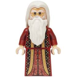 Albus Dumbledore - Dark Red Robe with Gold Hem, White Hair – ХАРИ ПОТЪР