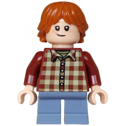 Ron Weasley - Dark Red Plaid Shirt, Sand Blue Short Legs – ХАРИ ПОТЪР