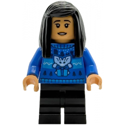 Cho Chang - Blue Holiday Sweater, Black Medium Legs – ХАРИ ПОТЪР