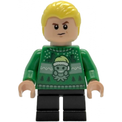 Draco Malfoy - Green Holiday Sweater, Black Short Legs – ХАРИ ПОТЪР
