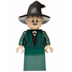 Professor Minerva McGonagall - Dark Green Robe, Plain Skirt, Hat with Hair – ХАРИ ПОТЪР