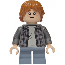 Ron Weasley - Plaid Shirt, Printed Arms, Sand Blue Short Legs – ХАРИ ПОТЪР