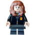 Hermione Granger - Gryffindor Robe Clasped, Black Skirt, Black Short Legs with Dark Bluish Gray Stripes, Grin / Cat Face – ХАРИ ПОТЪР