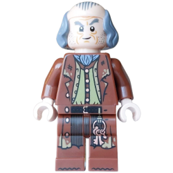 Argus Filch - Bald on Top, Reddish Brown Coat, Dark Tan Vest, Olive Green Shirt – ХАРИ ПОТЪР