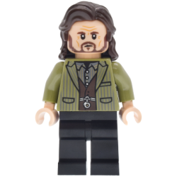 Sirius Black - Dark Brown Hair, Olive Green Jacket, Black Plain Legs – ХАРИ ПОТЪР