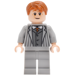 Arthur Weasley - Light Bluish Gray Suit, Wrinkles, Smile / Frown – ХАРИ ПОТЪР