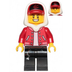 Jack Davids - Red Jacket with Cap and Hood (Large Smile / Grumpy) – СКРИТАТА СТРАНА