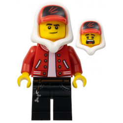 Jack Davids - Red Jacket with Cap and Hood (Lopsided Smile / Scared) – СКРИТАТА СТРАНА