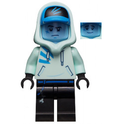 Jack Davids - Light Aqua Hoodie with Cap and Hood (Bright Light Blue Head) – СКРИТАТА СТРАНА