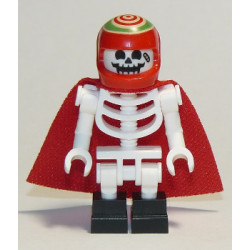 Skeleton - Red Cape and Helmet, Bent Arms, Black Square Foot (Douglas Elton / El Fuego) – СКРИТАТА СТРАНА