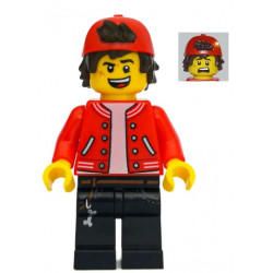 Jack Davids - Red Jacket with Backwards Cap (Open Mouth Smile / Scared) – СКРИТАТА СТРАНА