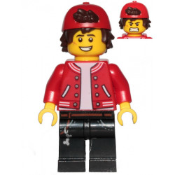 Jack Davids - Red Jacket with Backwards Cap (Large Smile with Teeth / Angry) – СКРИТАТА СТРАНА