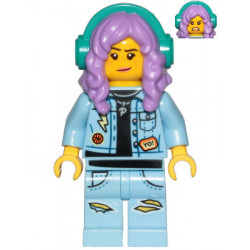 Parker L. Jackson - Denim Jacket with Headphones (Crooked Smile / Angry) – СКРИТАТА СТРАНА