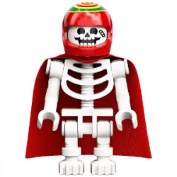 Skeleton - Red Cape and Helmet, Bent Arms (Douglas Elton / El Fuego) – СКРИТАТА СТРАНА