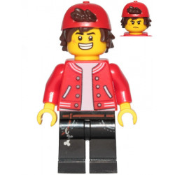 Jack Davids - Red Jacket with Backwards Cap (Large Smile / Grumpy) – СКРИТАТА СТРАНА