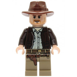 Indiana Jones - Dark Brown Jacket, Reddish Brown Fedora, Closed Mouth Lopsided Grin – ИНДИАНА ДЖОУНС