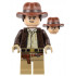 Indiana Jones - Dark Brown Jacket, Reddish Brown Dual Molded Hat with Hair, Dark Tan Hands – ИНДИАНА ДЖОУНС