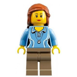 Research Scientist Female, Medium Blue Top – ЛЕГО ИДЕИ