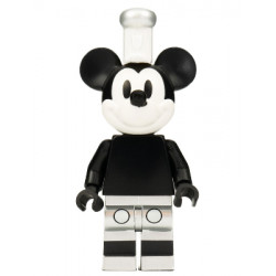 Mickey Mouse - Vintage, Metallic Silver Shorts, White Hat with Silver Top – ЛЕГО ИДЕИ