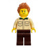 Dad, Stubble, Shirt with Dark Green Collar, Medium Nougat Hair Spiked – ЛЕГО ИДЕИ