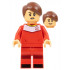 Soccer Player, Female, Red Uniform, Medium Tan Skin, Reddish Brown Smooth Parted Hair – ЛЕГО ИДЕИ
