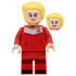 Soccer Player, Female, Red Uniform, Light Nougat Skin, Bright Light Yellow Hair Swept Back – ЛЕГО ИДЕИ